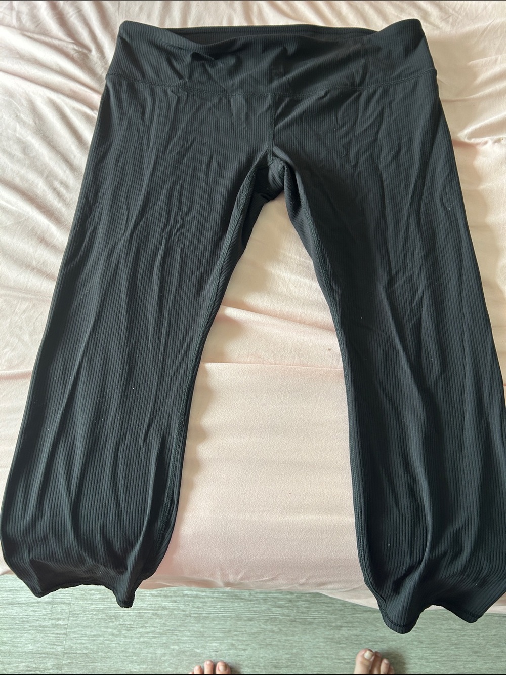 Avia Black Straight Leg Workout Pants